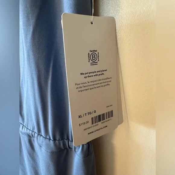 Athleta Willow Jumpsuit XL Tall - Picture 7 of 9